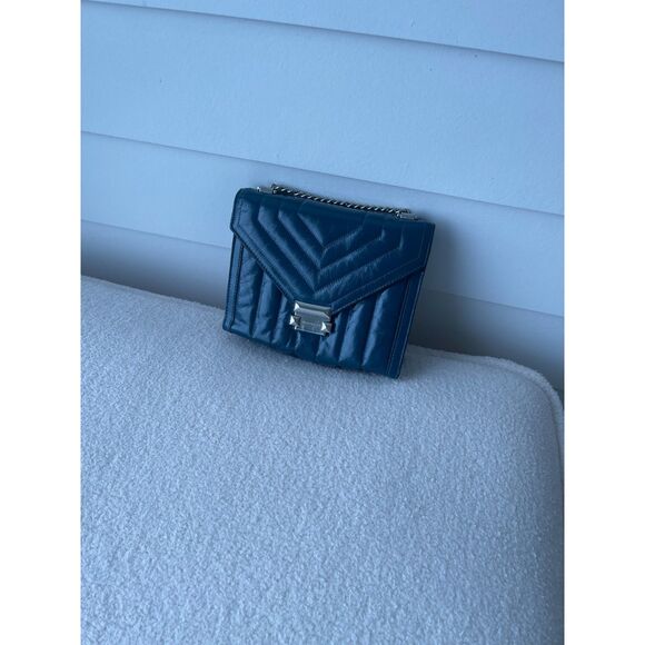 Michael Kors Teal Whitney Shoulder Bag - Picture 2 of 6